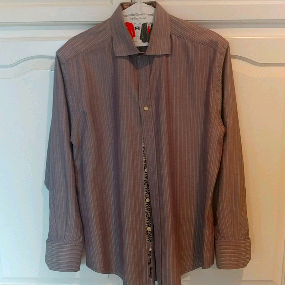 BEAUTIFUL ROBERT GRAHAM L/S BUTTON DOWN SHIRT